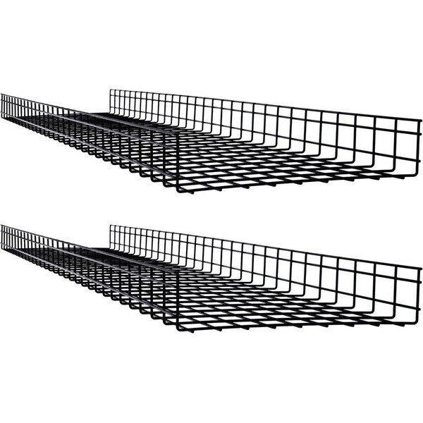 Eaton Tripp Lite Series Wire Mesh Cable Tray - 450 x 100 x 1500 mm 18 in. x 4 in. x 5 ft., 2-Pack SRWB18410X2STR - main