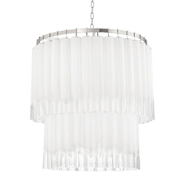 Hudson Valley Lighting Tyrell 13 Light Chandelier 31 In. Polished Nickel 8932-PN - main