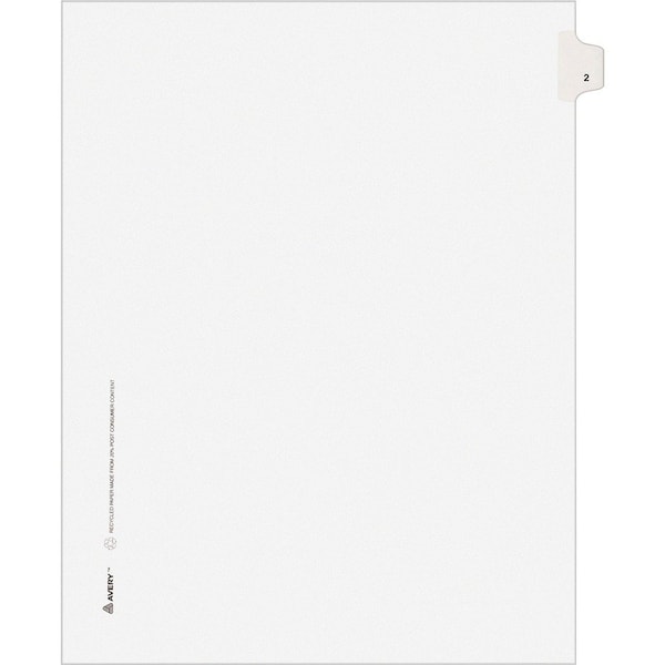 Avery Dividers, Index, Sidetab, 2 25PK AVE11912 - main