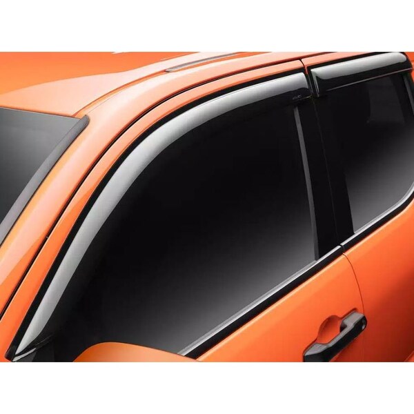 Ventshade Rainguards, Outside Mount, Dark Smoke, Acrylic, Set Of 4 94270 - main