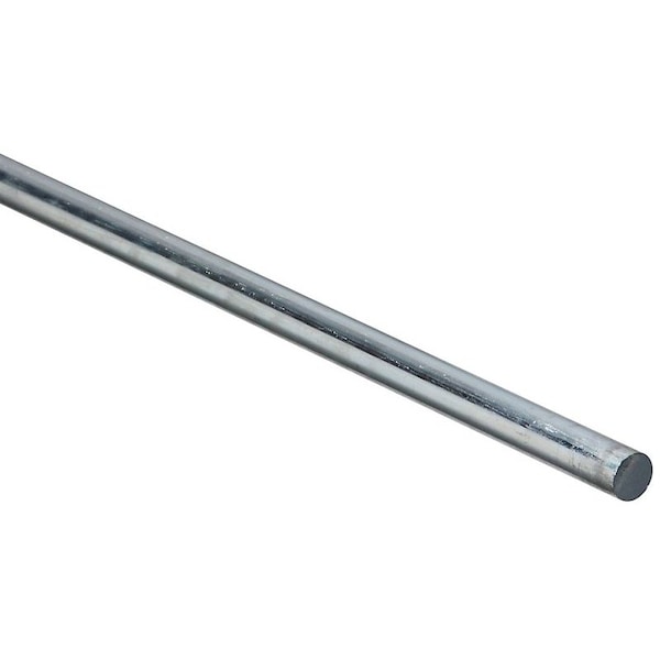 Stanley 4005BC Series Round Smooth Rod, 38 in Dia, 36 in L, Steel, Zinc N179-788 - main