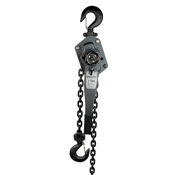 Oz Lifting Products Lever Hoist, 6000 lb., 10ft. Load Chain, 6000 lb. Load Capacity, 10 ft Hoist Lift OZIND300-10LH - main
