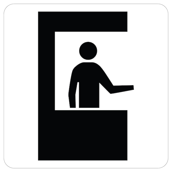 Sign Solutions Usa Traffic Sign, 48 in Width, Aluminum Sign, Horizontal Rectangle DUS06DWT4848M4-17GW - main