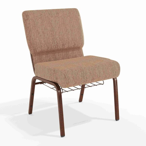 Flash Furniture Beige Fabric Church Chair, PK4 4-FD-CH0221-4-CV-BGE1-BAS-GG - main