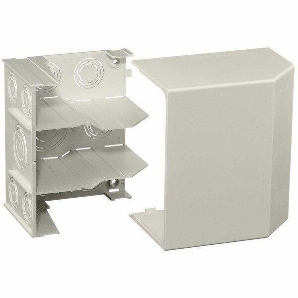 Hubbell Wiring Device-Kellems Ceiling Adapter, White, Super Base-Trak PS3CACF - main