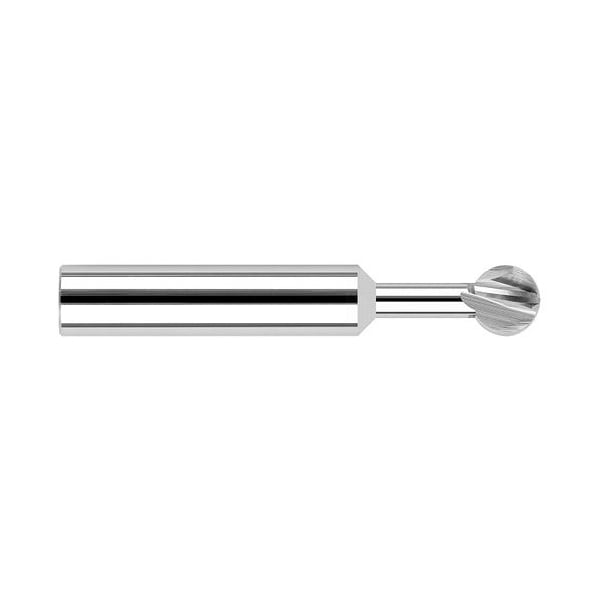Harvey Tool 0.0781in 5/64 Cutter DIA x 0.1250in 1/8 Neck L x 300Deg Carbide Undercutting End Mill, 2 Flutes 926878 - main