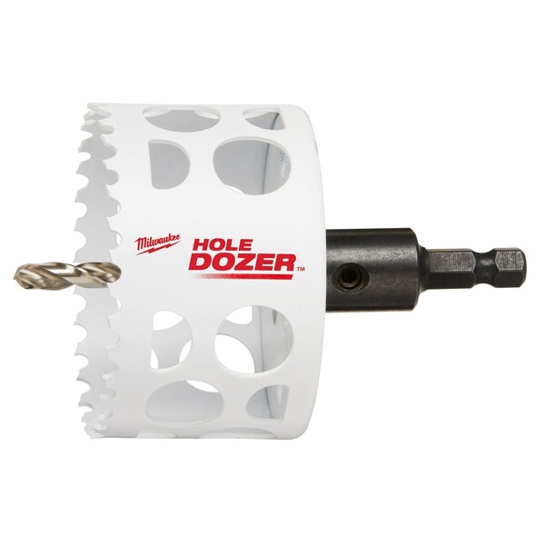 Milwaukee Tool 2-1/2" HOLE DOZER Bi-Metal Hole Saw with Arbor 49-56-9669 - main