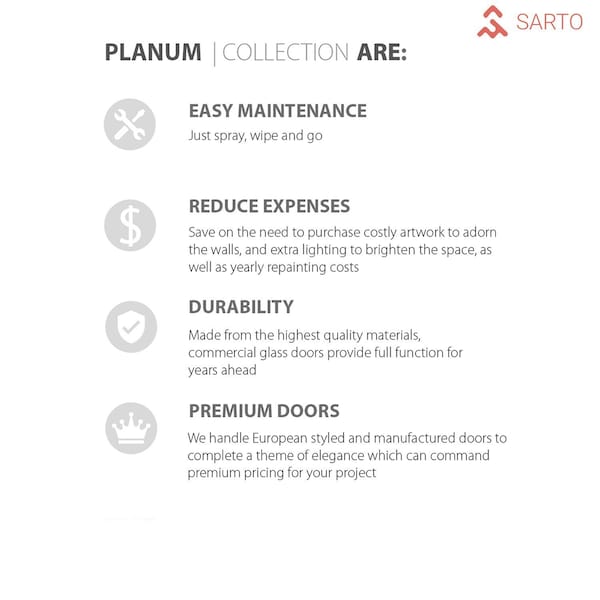 Sartodoors Modern Double Pocket Doors, Planum 0020 White Silk, Kit Trims Rail Hardware, Solid Wood Interior Be PLANUM0020DP-WS-36 - main