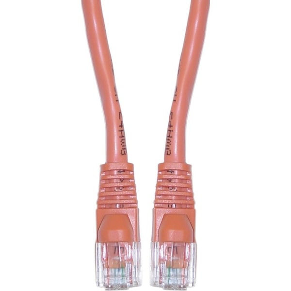 Cable Wholesale Cat6 Orange Copper Ethernet Patch Cable, Snagless/Molded Boot, POE Compliant, 100 foot 10X8-031HD - main