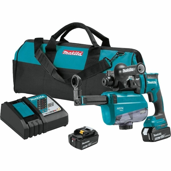 Makita Lxt Brushless 11/16" Avt Rotary Hammer K XRH12TW - main