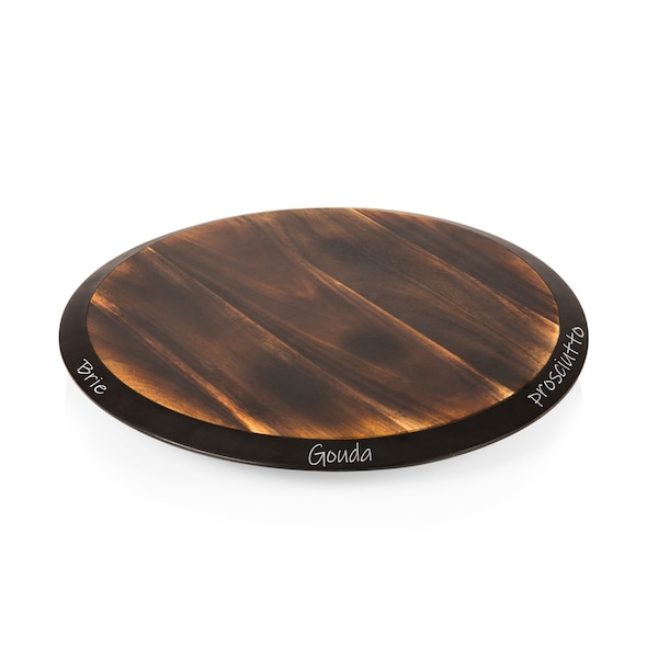 Picnic Time Family Of Brands Lazy Susan Serving Tray, Fire Acacia Wood 827-18-513-000-0 - main