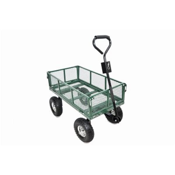 Nunc Patio Supplies 4 Wheel Green Thumb Mesh Garden Cart with Sidewalls NU2668418 - main