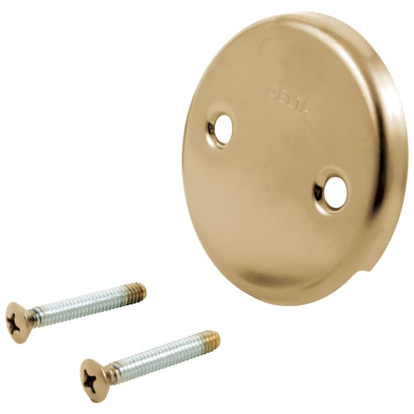 Delta Other Overflow Plate & Screws - No Trip Lever RP31556CZ - main