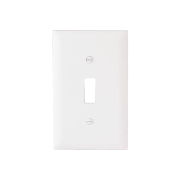 Pass & Seymour Wht 1G 1Tog Wall Plate TP1WCC100 - main