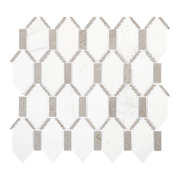 Andova Tiles Dellary 0.5-in. x 3-in. Novelty Natural Stone Wall & Floor Mosaic Tile (0.86 Square Feet Per Box) ANDDEL1294 - main