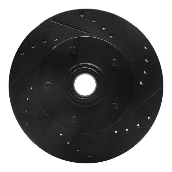 Dynamic Friction Co DFC Brake Rotor - Drilled and Slotted - Black 633-47004R - main