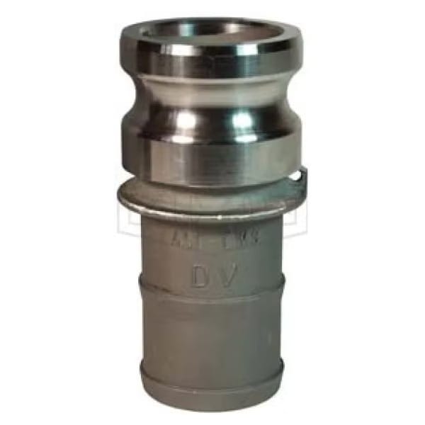 Dixon Type E Cam and Groove Adapter, 3 in Nominal, Male Adapter x Hose Shank End Style, Hastelloy CW12MW 300-E-HA - main