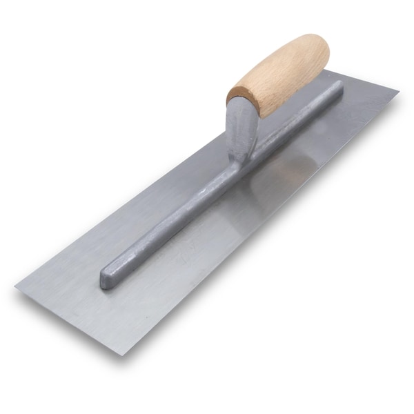 Marshalltown Concrete Finishing Trowel, Finishing Trowel, Carbon Steel Trowel, Concrete Trowel, 16 x 4 Trowel 999S - main