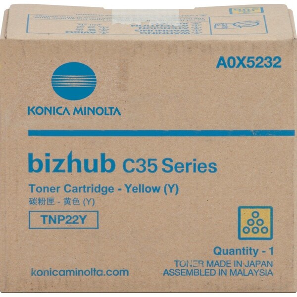 Konica/Minolta-Strategic KONICA TNP22Y YELLOW TONER A0X5232 - main