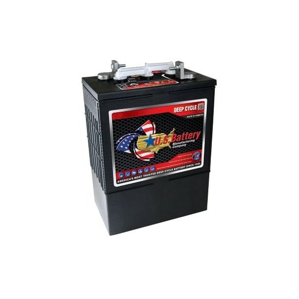 Us Battery 6V 360Ah Deep Cycle Battery, FLA, Large "L" Terminal 803430 - main