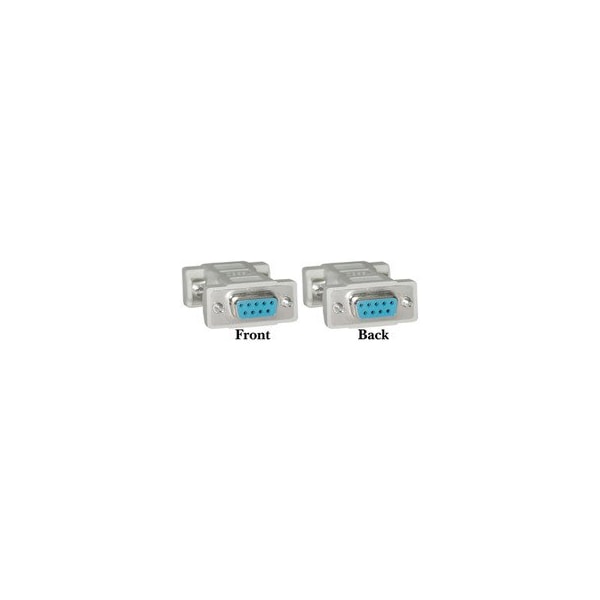 Cable Wholesale Null Modem Adapter, DB9 Female to DB9 Female 30D1-18400 - main