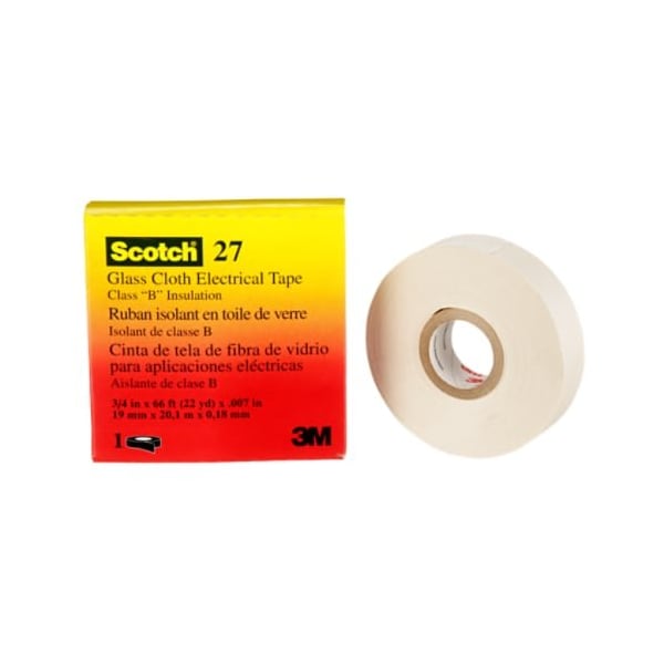 3M Glass Cloth Electrical Tape 27, 50PK 80012020360 - main