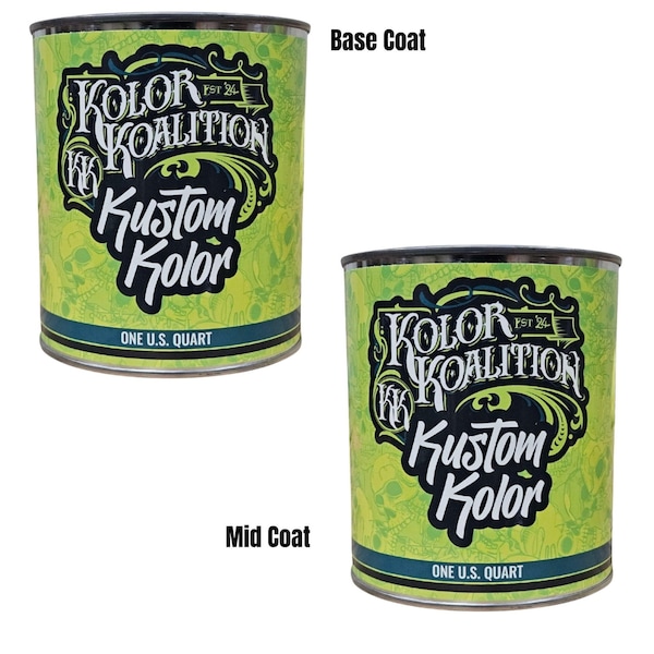 Kolor Koalition Automotive Touch Up Paint Cadillac Medium Jadestone F/Metallic WA7269 Quart TUS-Quart-CAD-7269 - main