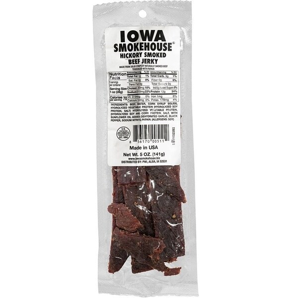 Iowa Smokehouse JERKEY BEEF HICKORY SMOKED 5OZ IS-5JH - main