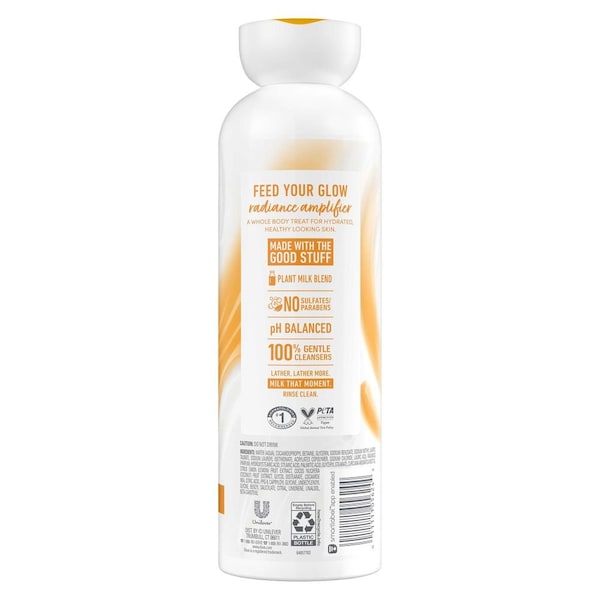 Dove Turmeric and Lemon Plant Milk Cleansing Body Wash, 17.5 Fluid Ounce, 4PK 64785867 - main