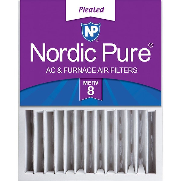 Nordic Pure 16x20x5 Pleated Air Filter, High Capacity, Electrostatically Charged Synthetic Media, MERV 8 16x20x5HM8-1 - main