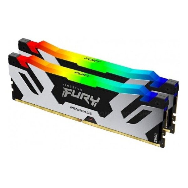 Kingston 32GB 6400MT/s DDR5 CL32 DIMM Kit of 2 FURY Renegade RGB XMP KF564C32RSAK2-32 - main