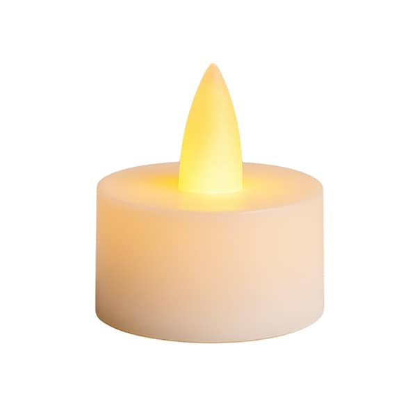 Elegani 24 pcs Flameless Tealight Candles-Warm White LED Flickering Lights, Free, Safe for Indoor Events PH-tealight-24-WWH - main