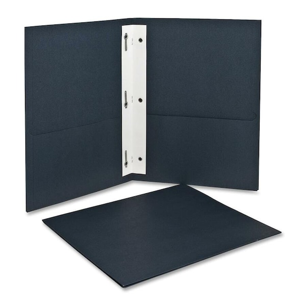 Esselte Pendaflex Twin-Pocket Portfolio Tang Fasteners Letter 1/2 Capacity Blue 25PK 57738 - main
