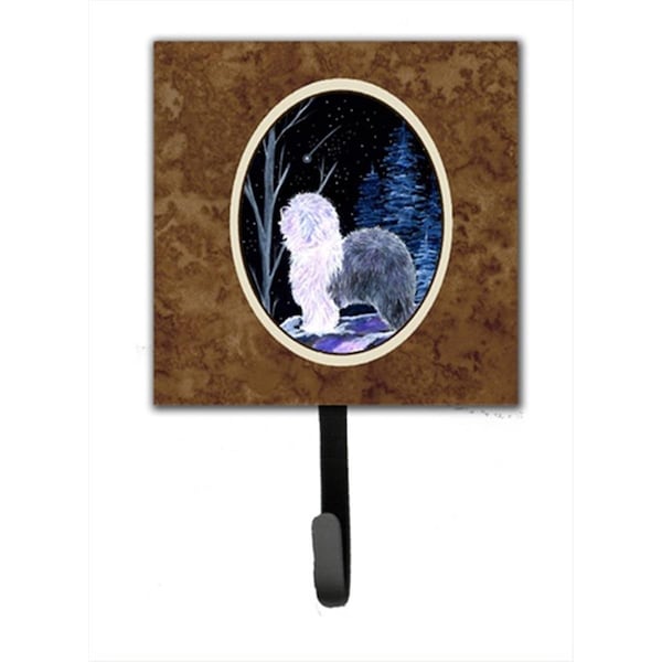 Carolines Treasures Starry Night Old English Sheepdog Leash Holder Or Key Hook SS8401SH4 - main