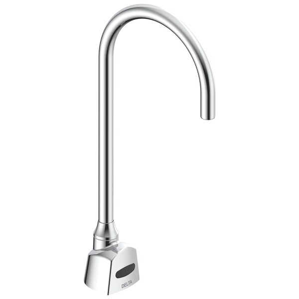 Delta Commercial 1500T Series Deckmount Electronic Se Gooseneck Fct, Bt, 1.5Gpm, Trim Only In Chrome 1501TF3378TR - main
