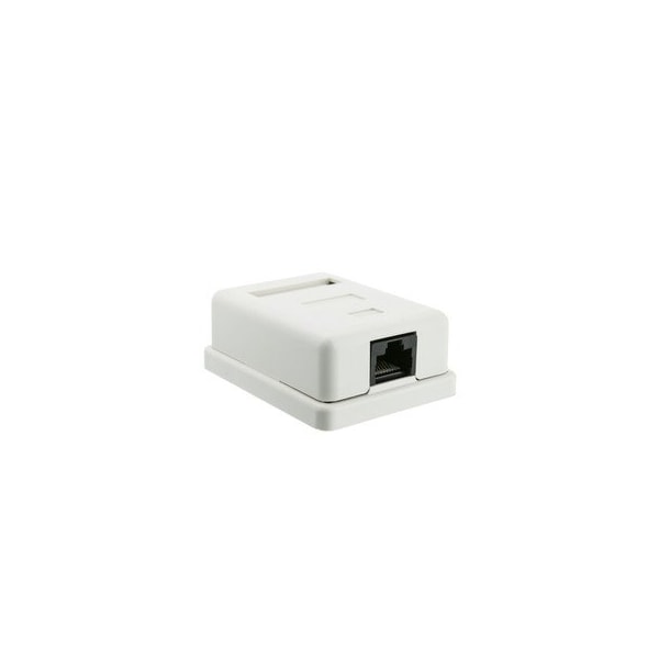 Cable Wholesale Cat5e Single Surface Mount Box, Unshielded 300-313SE - main