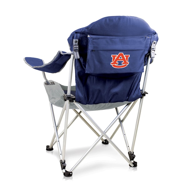 Picnic Time Family Of Brands NCAA Auburn Tigers Reclining Camp Chair - Beach Chair for Adults 803-00-138-044-0 - main