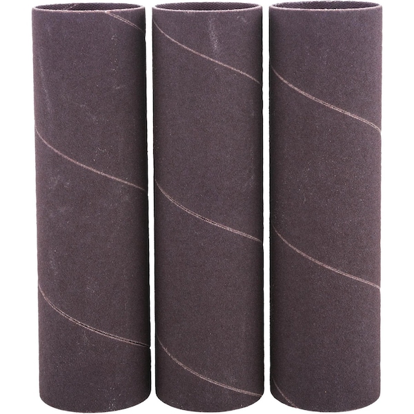 Grizzly 1-1/2" Dia. x 5-1/2" A/O Hard Sanding Sleeve, 120 Grit, 3PK H6672 - main