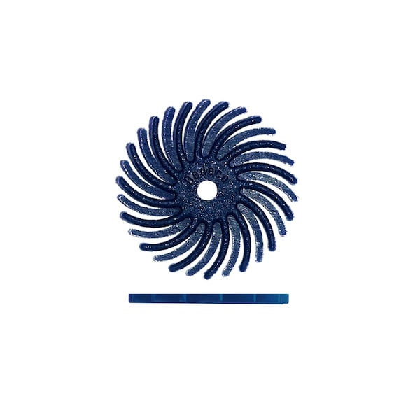 Dedeco SUNBURST 3/4'' TC DISCS BLUE 400 GRIT (A/O), 12PK 3847 - main