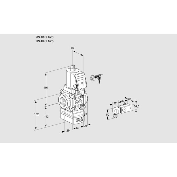 Honeywell Kromschroder VAD240R/NWSR-50A KS88019474 - main