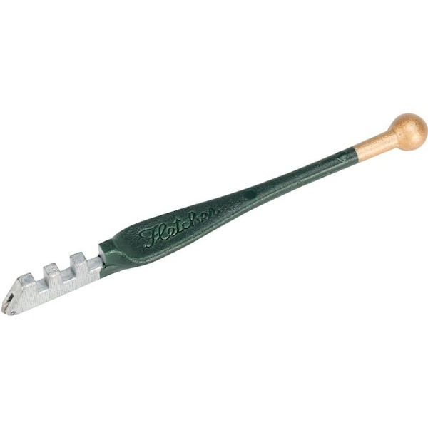 Fletcher-Terry Ball End Glass Cutter, 075 to 15 mm Cutting Capacity, Steel Body 01-128/07-CP - main