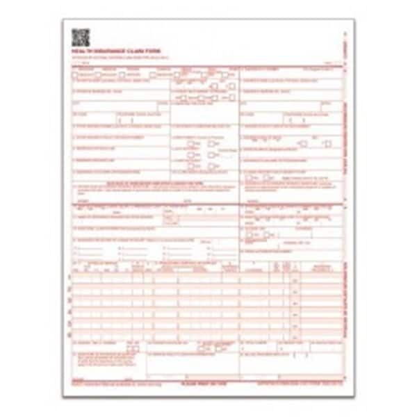 Adams Laser Health Insurance Claim Form, 5PK CMS1500L1V - main