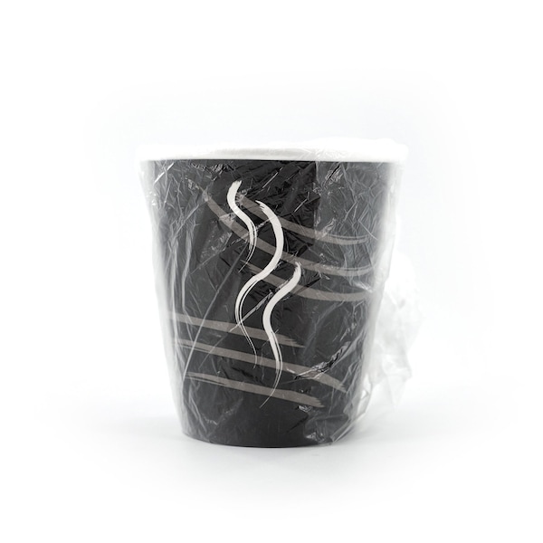 Rdi Single Wall Hot Cup Generic Black Wrapped 10 oz 1000cs, 1000PK CP-PPW10-BLK-2008 - main