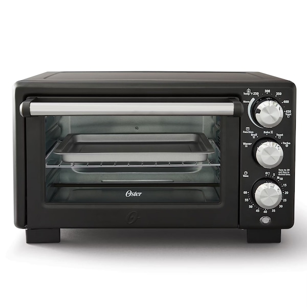 Oster 5-in-1 Function 4 Slice Countertop Convection Oven in Matte Black 2132650 - main