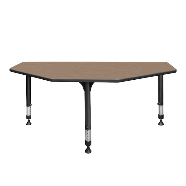 Regency I-Promise Student Classroom Desk, 60 in W X Wood, Metal, Noble Oak IP2SD6024NO - main