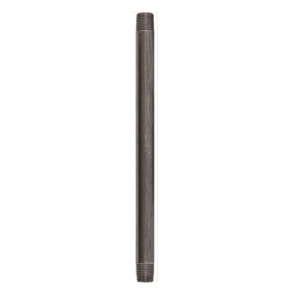 Ace Trading - Nipple 1/2 in. MIP each X 1/2 in. D MIP Black Steel 12 in. L Nipple 302U12X12 - main