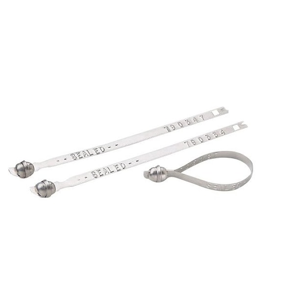 Brady Rolled Edge Ball Seals, Silver, 100PK 95198 - main