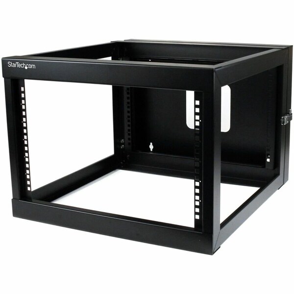 Startech.Com 6U 22in Depth Hinged Open Frame Wall Mount Server Rack RK619WALLOH - main