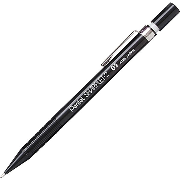 Pentel Sharplet-2 Mechanical Pencil, 0.5 mm, Black Barrel, Dozen A125A - main