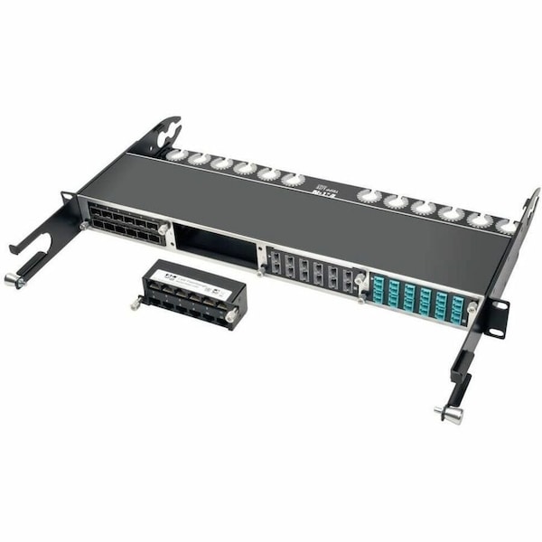 Tripp Lite CAT6A PASS-THROUGH CASSETTE - X12 RJ45 - HIGH DENSITY COPPER CASSETTE N484-12RJ - main